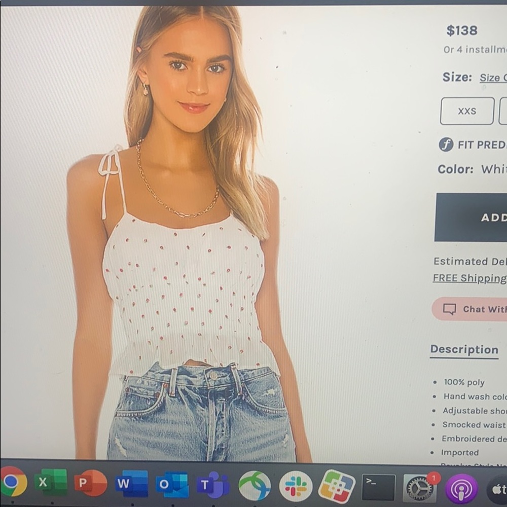 Majorelle springfield top